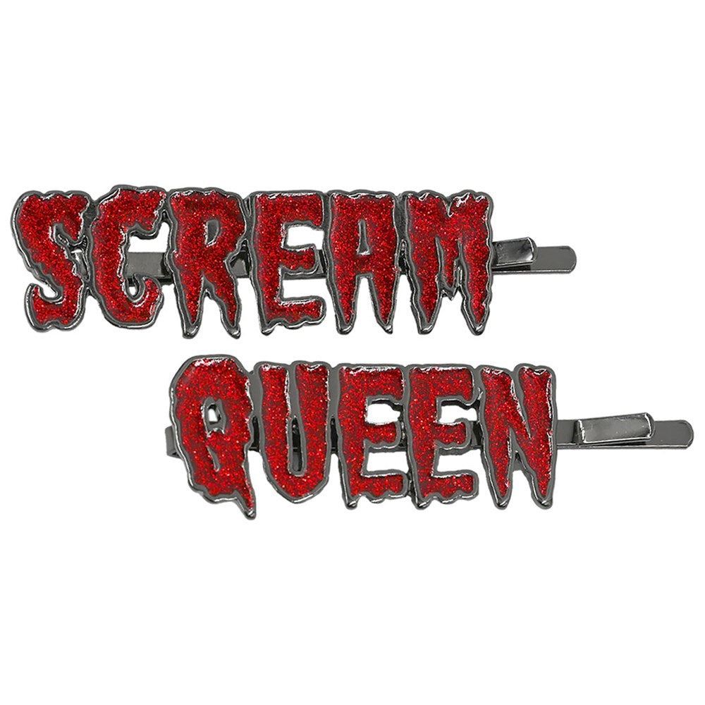 Kreepsville - Scream Queen Schuifspeld - Rood/Zilverkleurig